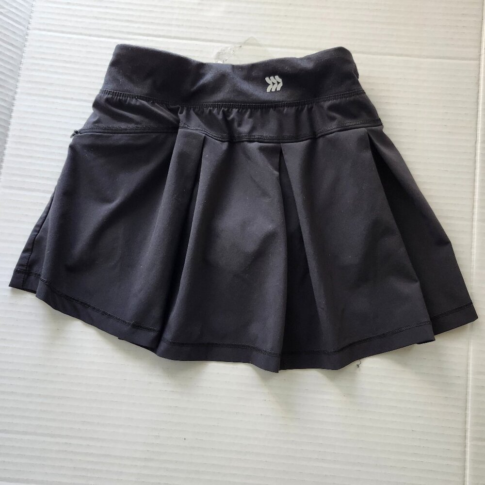 Girl's Size (6/7) Black Pleated Athletic Skirt/Skort by ALL IN MOTION